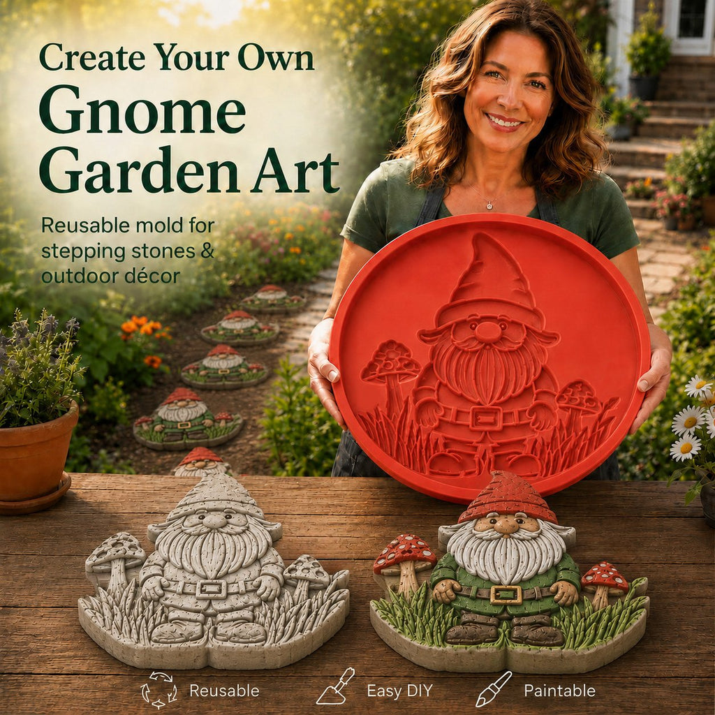 GardenCraft– Premium Reusable Garden Stepping Stone Mold