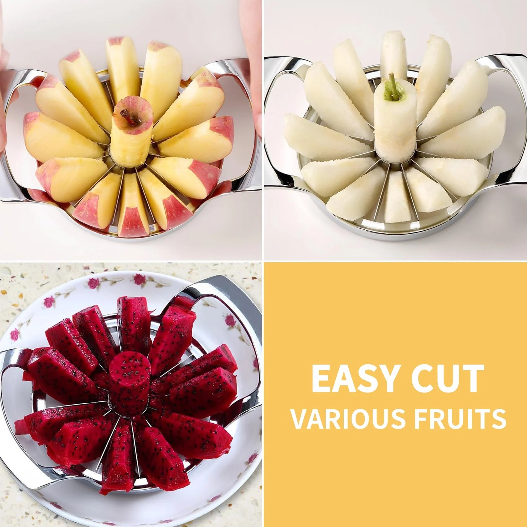 SliceSwift | Efficient 12-Blade Multi Fruit Slicer