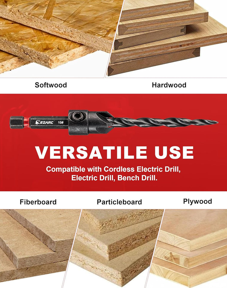 WoodWorks Elite - Complete 15-Piece Countersink Kit