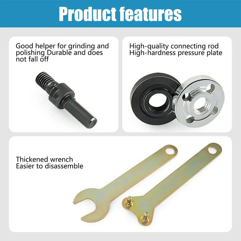 GrindGear – Universal Electric Drill Adapter Kit