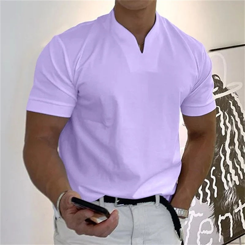 UrbanFlex – Smart Casual Fitness T-Shirt for Men