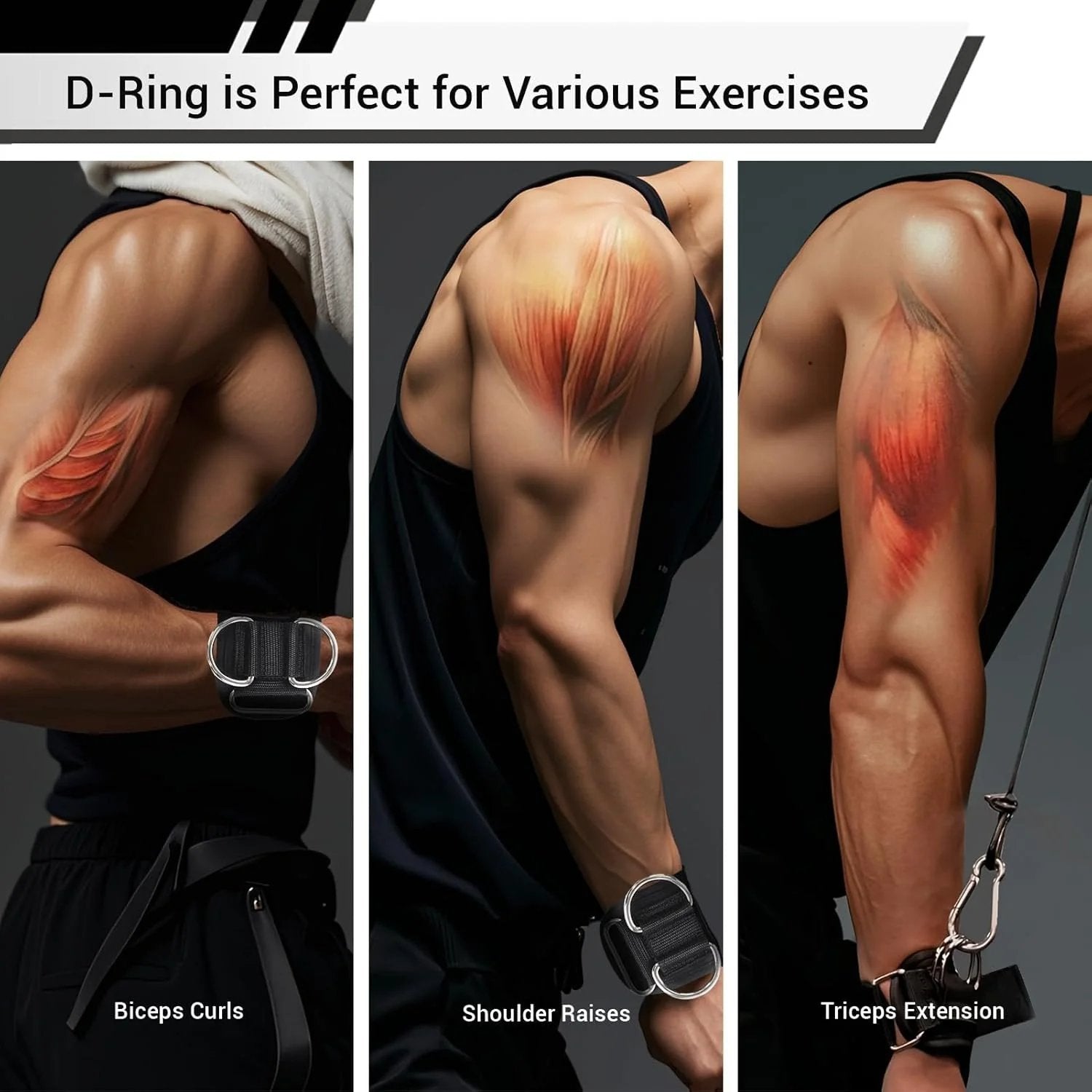 GripCore – Premium 2-in-1 Weight Lifting Wrist Straps