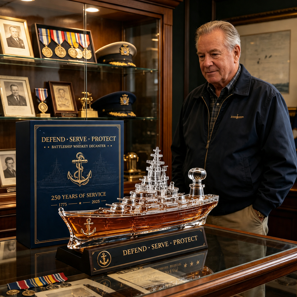 NavyCraft – Battleship Whiskey Decanter