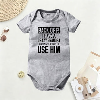 SnugglePrint – Grandpa Quote Baby Bodysuit
