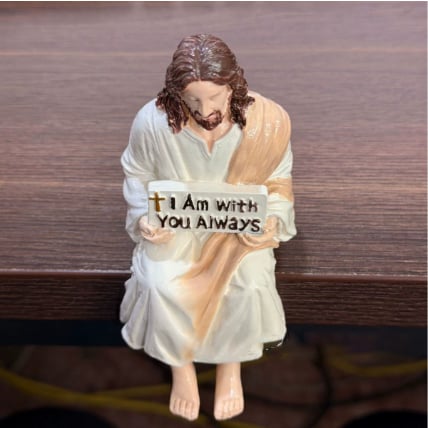 SereneSavior – Handcrafted Jesus Desk Figurine