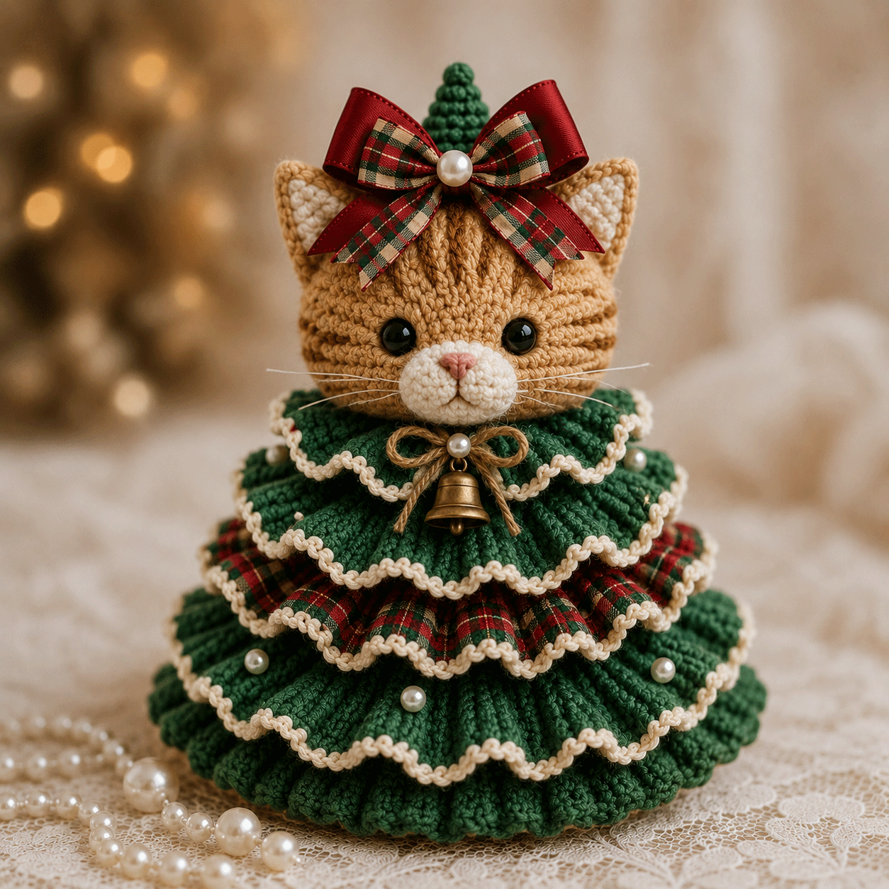 FestiveKnot – DIY Christmas Tree Animal Crochet Kit