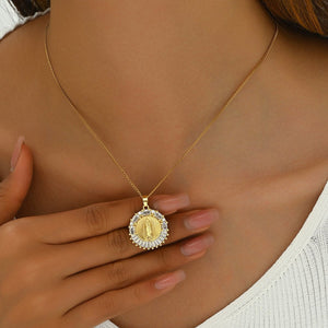 DivineAura – Virgin Mary Pendant Necklace