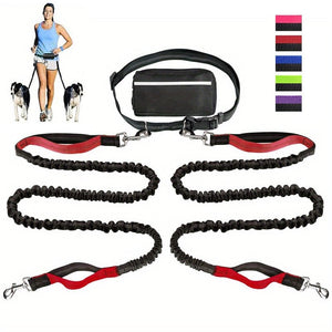 FreePace Leash - Waist Belt Dog Lead with Carry Pouch