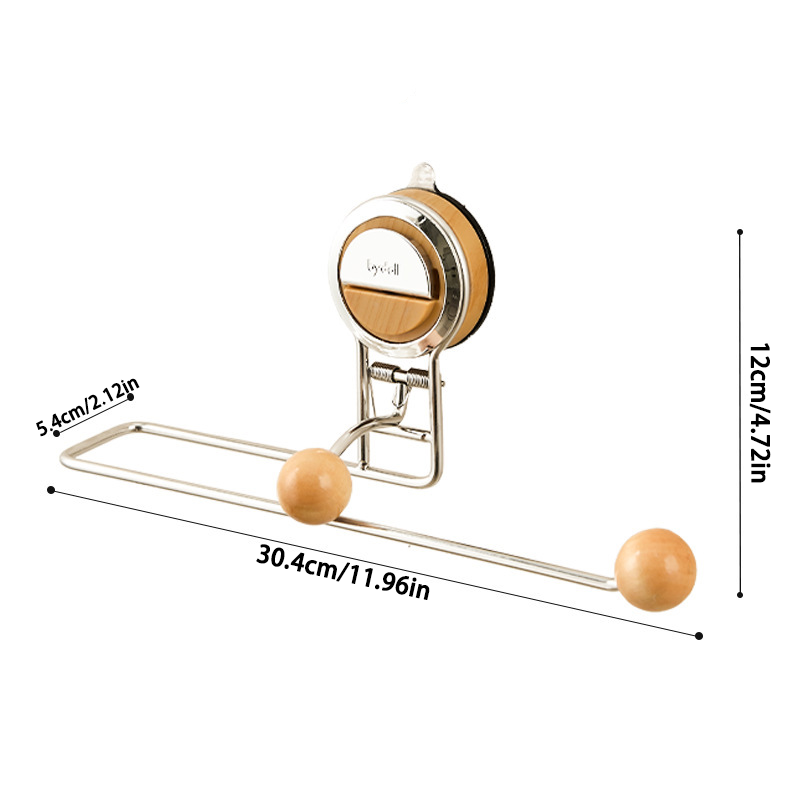GripMount – No-Drill Suction Toilet Paper Holder