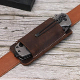 BladeHaven – Retro Leather Belt Scabbard