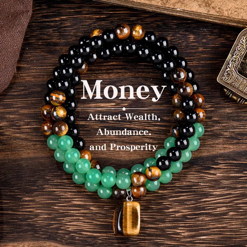 FortuneAura – Green Aventurine Prosperity Pendant