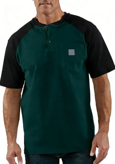 StyleFusion – Premium Color Block Casual Shirt