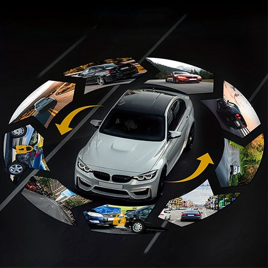 RoadShield – Dual Lens Car Dash Cam Recorder