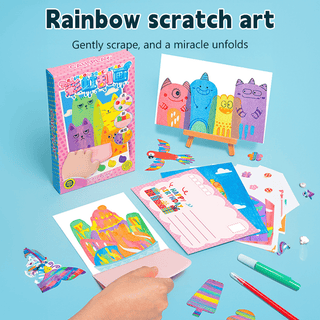 MagicScratch - 20 Pcs Rainbow Art Kit