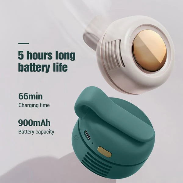 BreezeMute – Portable Silent Bladeless Mini Fan