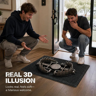 TrapGuard – 3D Bear Trap Illusion Doormat