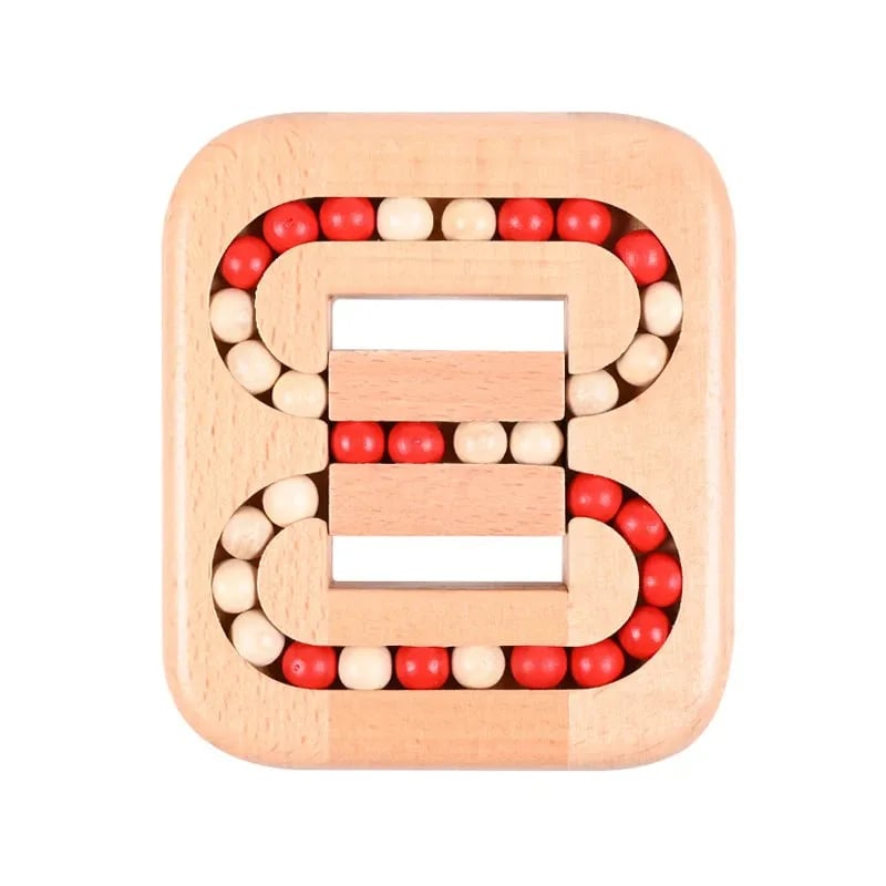 BeanMaze - Wooden Rotating Brain Toy