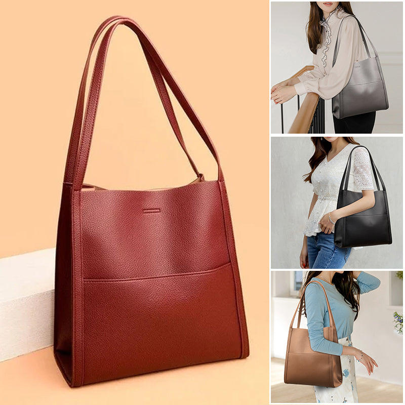 PureCarry – Solid Color Simple Shoulder Bag