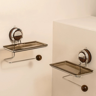 GripMount – No-Drill Suction Toilet Paper Holder