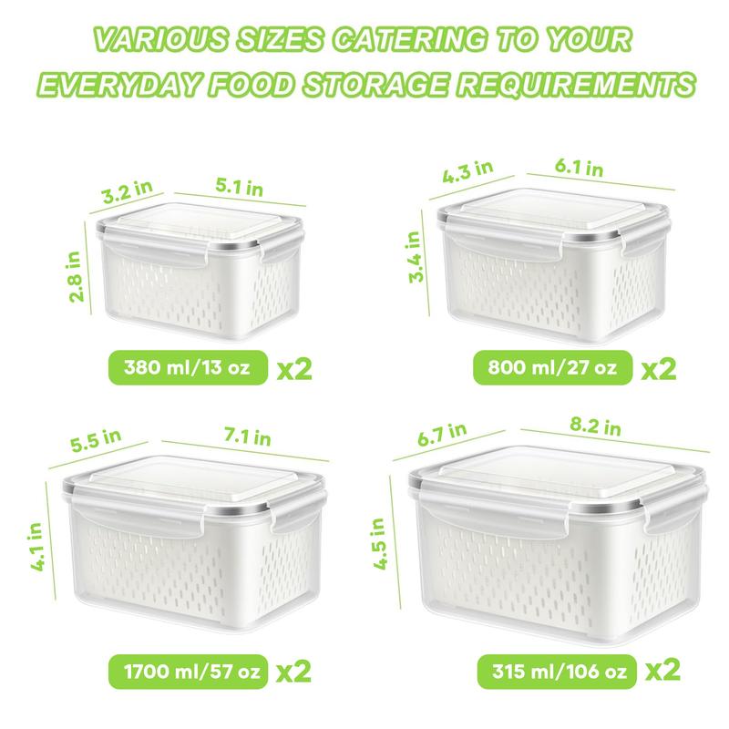FreshLock – Multi-Pack Produce Storage Containers