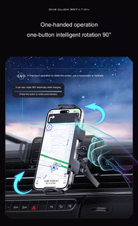 SmartClamp - High-Speed Wireless Car Mount Charger