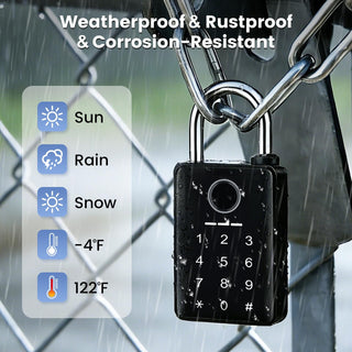 GateShield – Premium Fingerprint Security Gate Lock