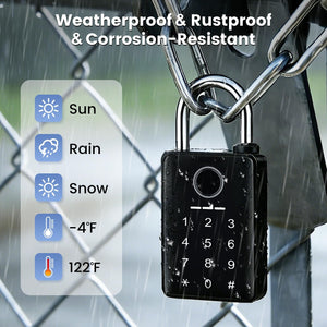 GateShield – Premium Fingerprint Security Gate Lock
