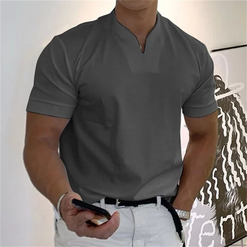 UrbanFlex – Smart Casual Fitness T-Shirt for Men