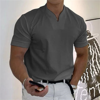 UrbanFlex – Smart Casual Fitness T-Shirt for Men