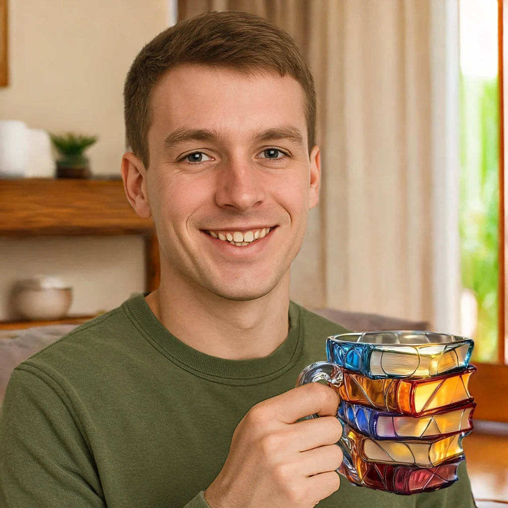 BookBrew – Crystal Mug for Literary Lovers