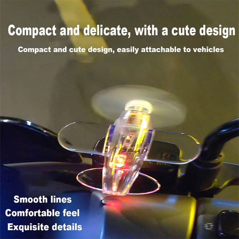 WindWing – Rotating Light-Up Airplane Vehicle Ornament