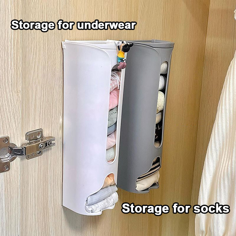 WallFlow – No-Drill Pull Out Underwear & Sock Organiser