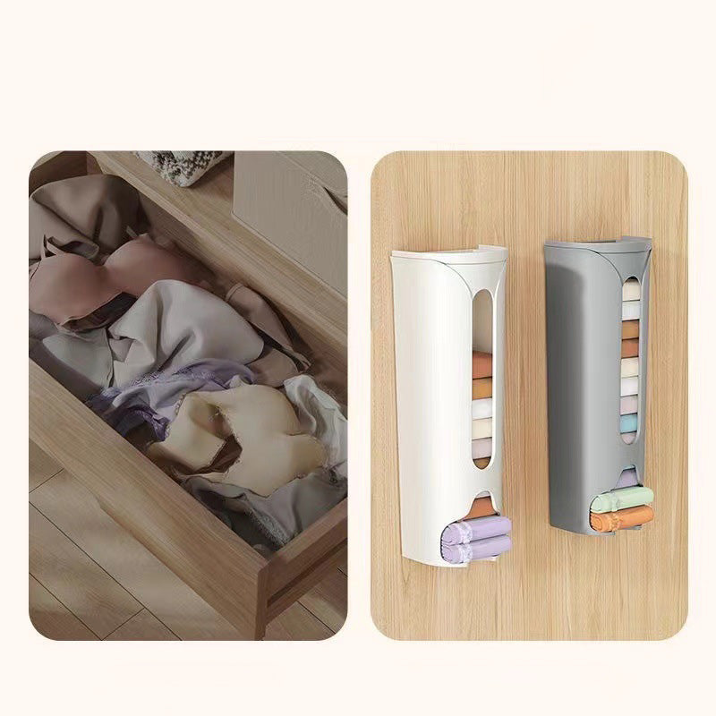 WallFlow – No-Drill Pull Out Underwear & Sock Organiser