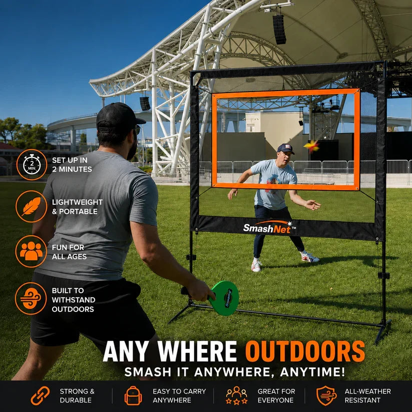 SwiftSmash – All-In-One Paddle Rally Game Set