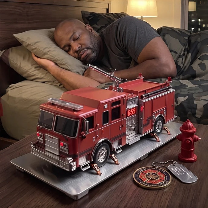 PullCord – Die-Cast Fire Truck Alarm Clock