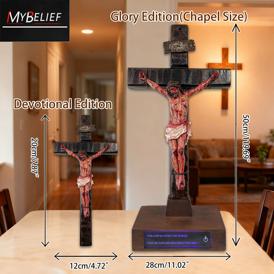 FaithCraft – Handmade Realistic Crucifix Christ