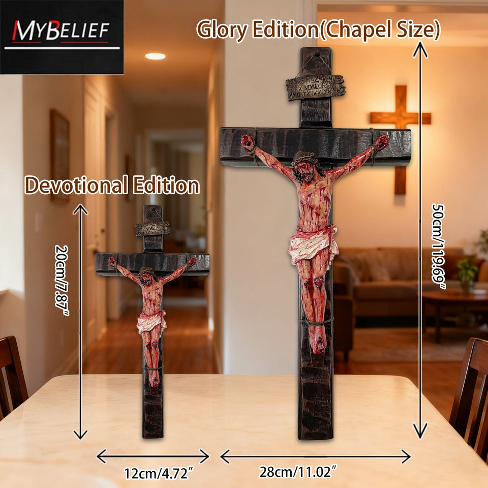 FaithCraft – Handmade Realistic Crucifix Christ