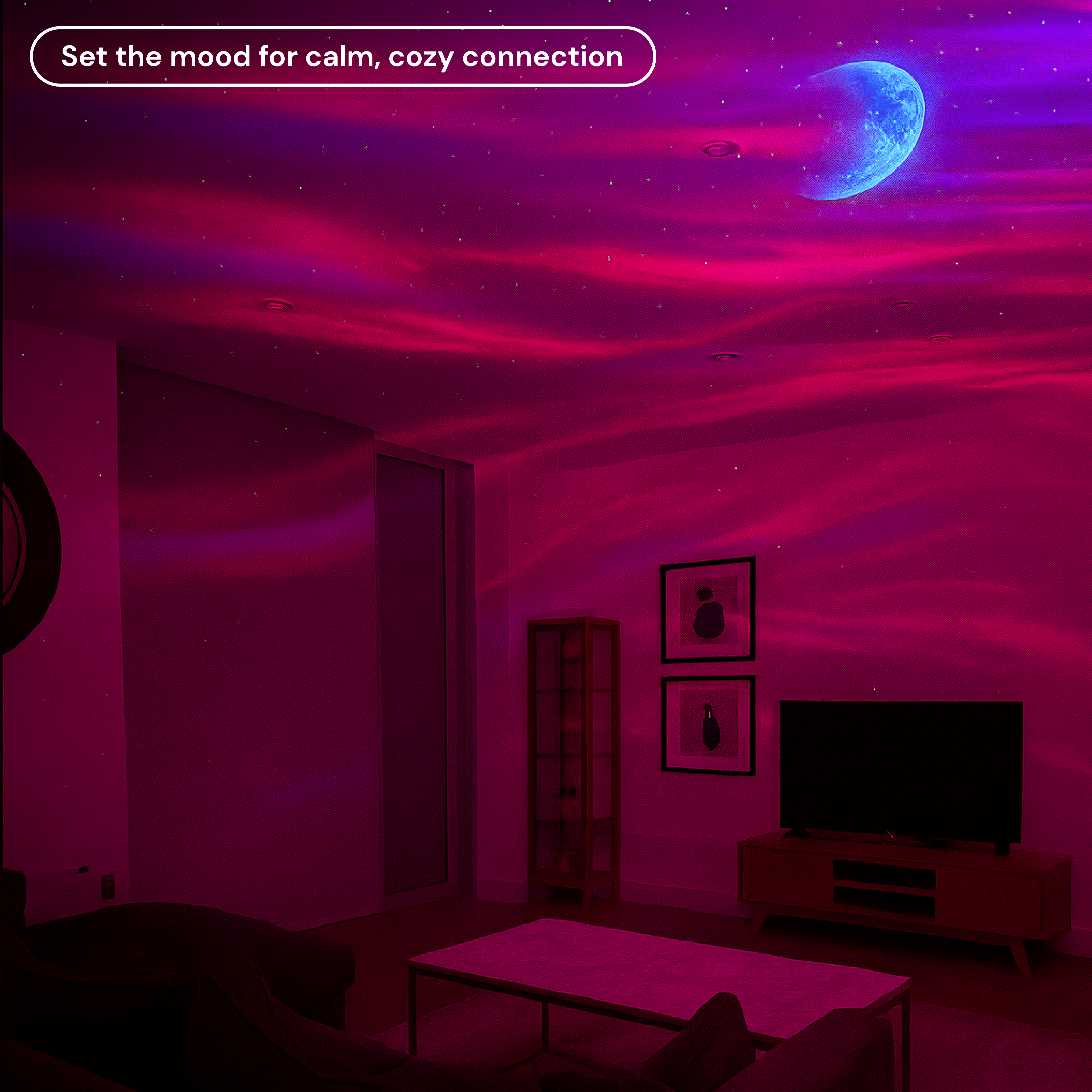 CosmoGlow - Northern Lights Projector for Stress Relief & Mood Lighting