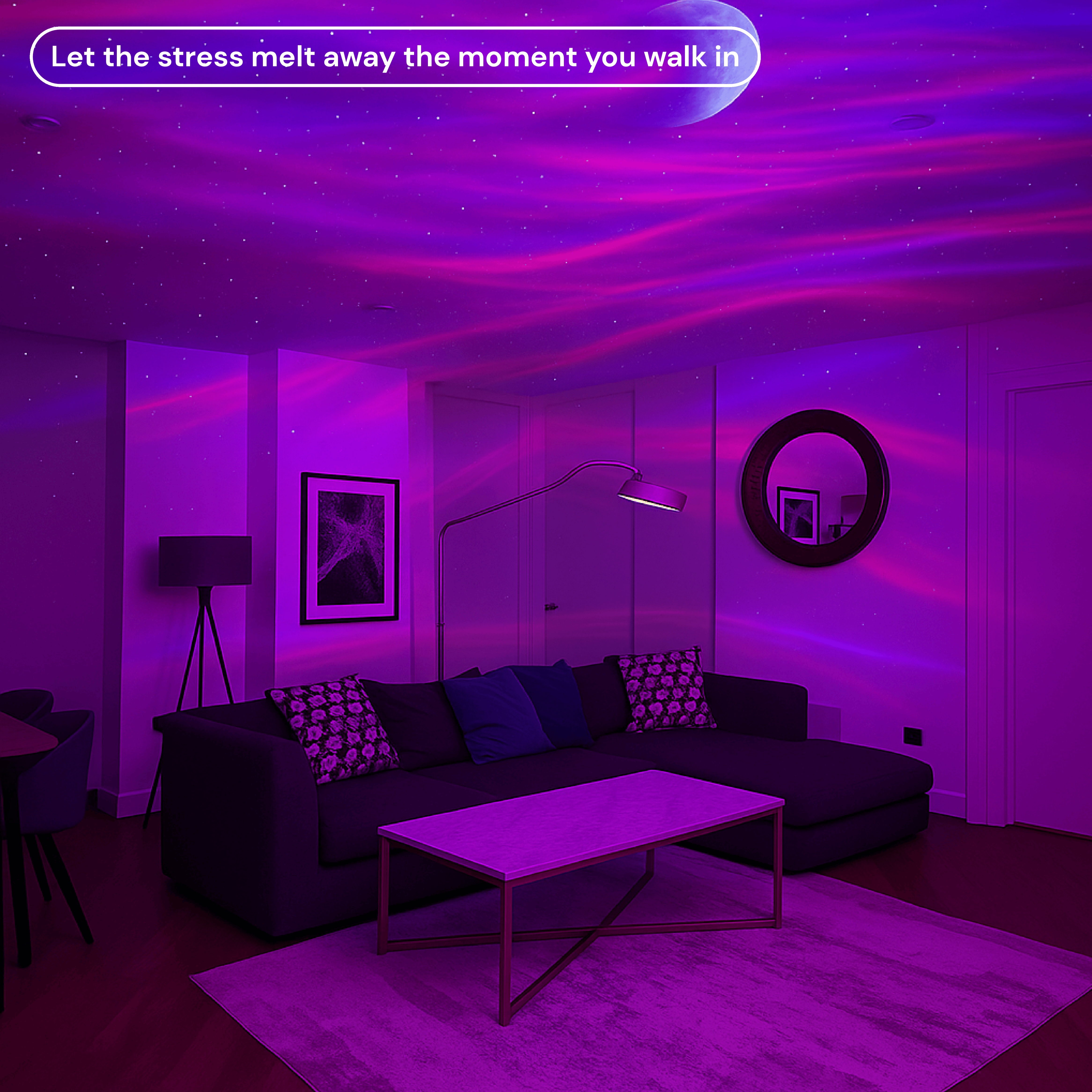 CosmoGlow - Northern Lights Projector for Stress Relief & Mood Lighting