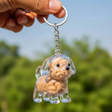 PawMemento – Dog Hair Keepsake Keychain Charm
