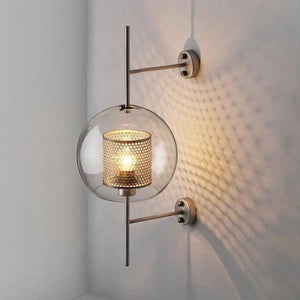 Alegria - Modern Glass Wall Lamp BO-HA Ball Chrome