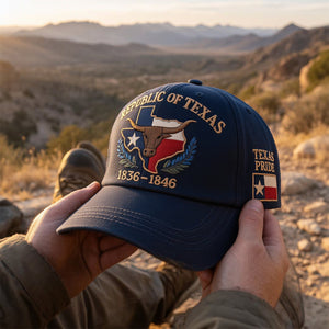 Republic of Texas Commemorative Embroidered Hat – Show Your Texas Pride