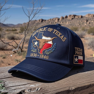 Republic of Texas Commemorative Embroidered Hat – Show Your Texas Pride