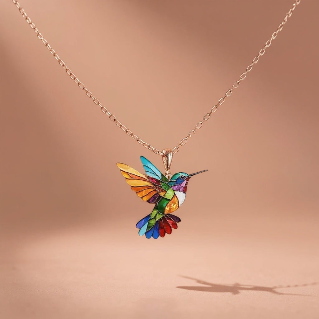 LumiBird – Elegant Hummingbird Necklace