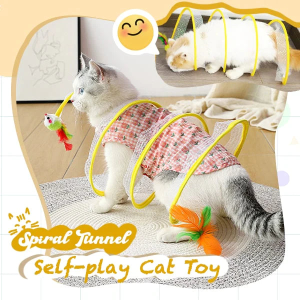 PlayTime - Interactive Cat-Hunting Coil Tunnel Toy