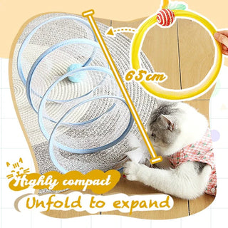 PlayTime - Interactive Cat-Hunting Coil Tunnel Toy