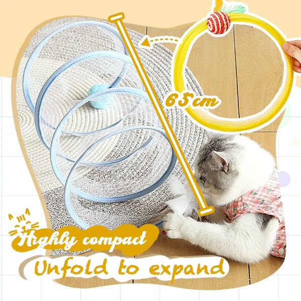 PlayTime - Interactive Cat-Hunting Coil Tunnel Toy