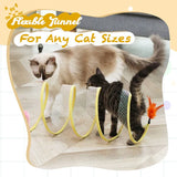 PlayTime - Interactive Cat-Hunting Coil Tunnel Toy