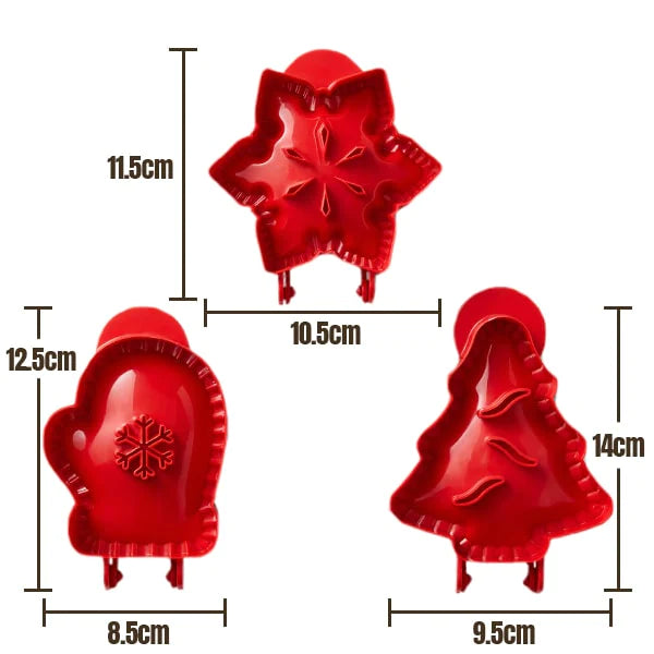 Easy Press - Mini Christmas Hand Pie Molds marnetic