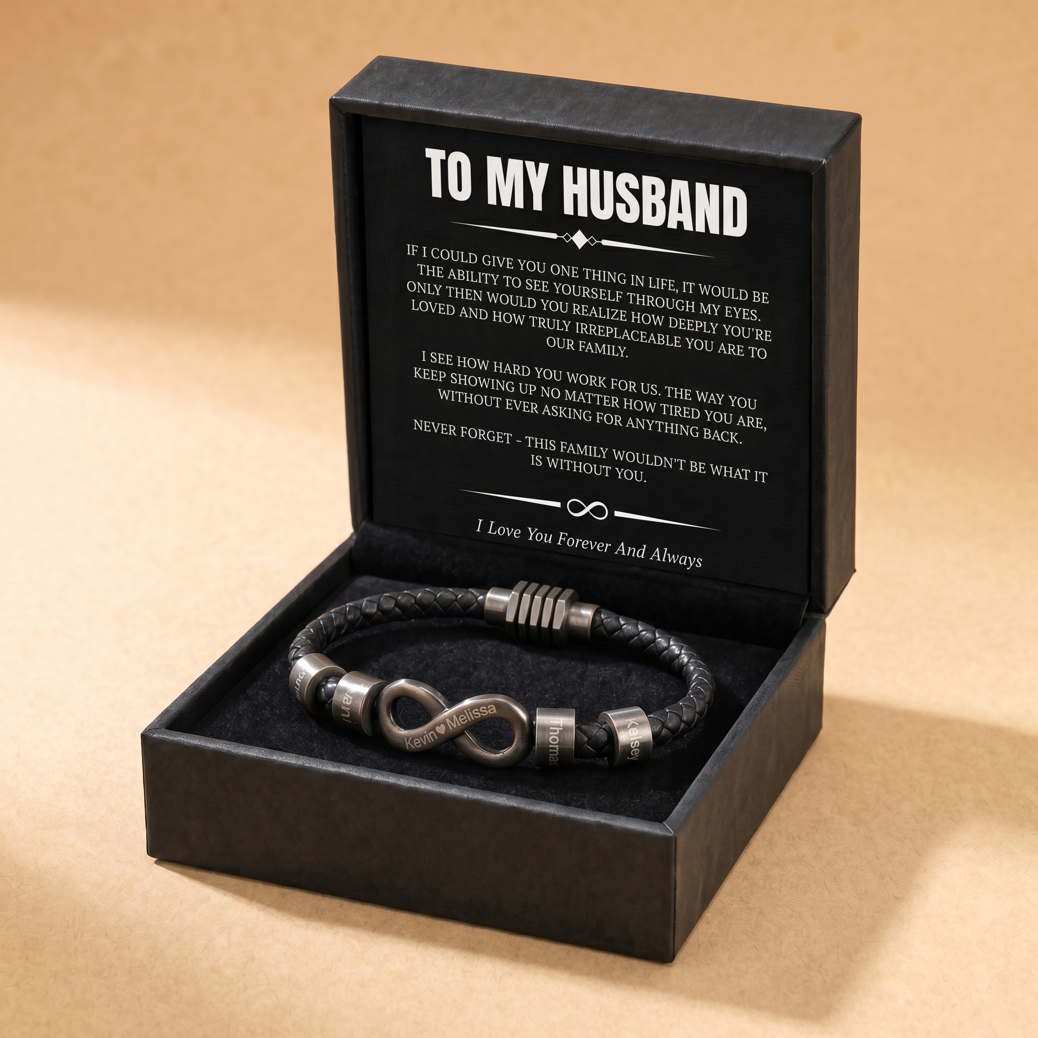 BondForge – Customised Family Keepsake Bracelet